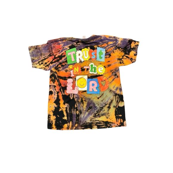 Youth Trust in The Lord Religious Tie-Dye Tee - Picture 1 of 3